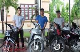 Tóm gọn ổ nhóm gây ra hàng loạt vụ trộm cắp xe máy